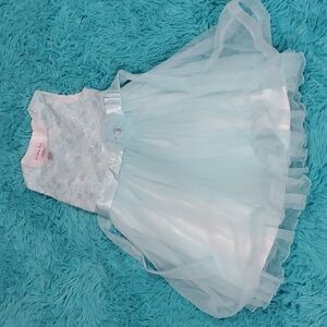 Jessica Ann Seafoam Green Tulle Dress